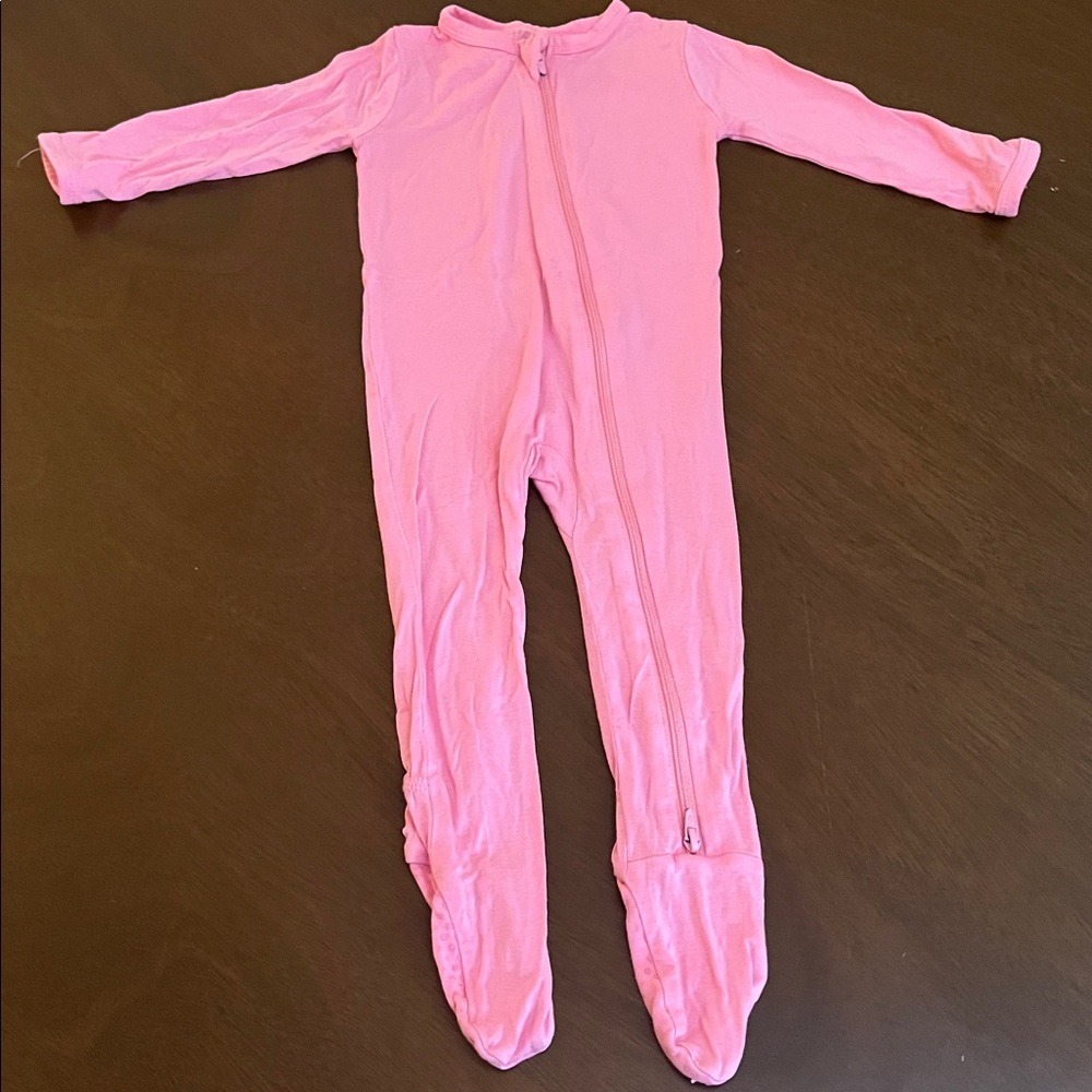 Kyte BABY Pink Footed Onesie